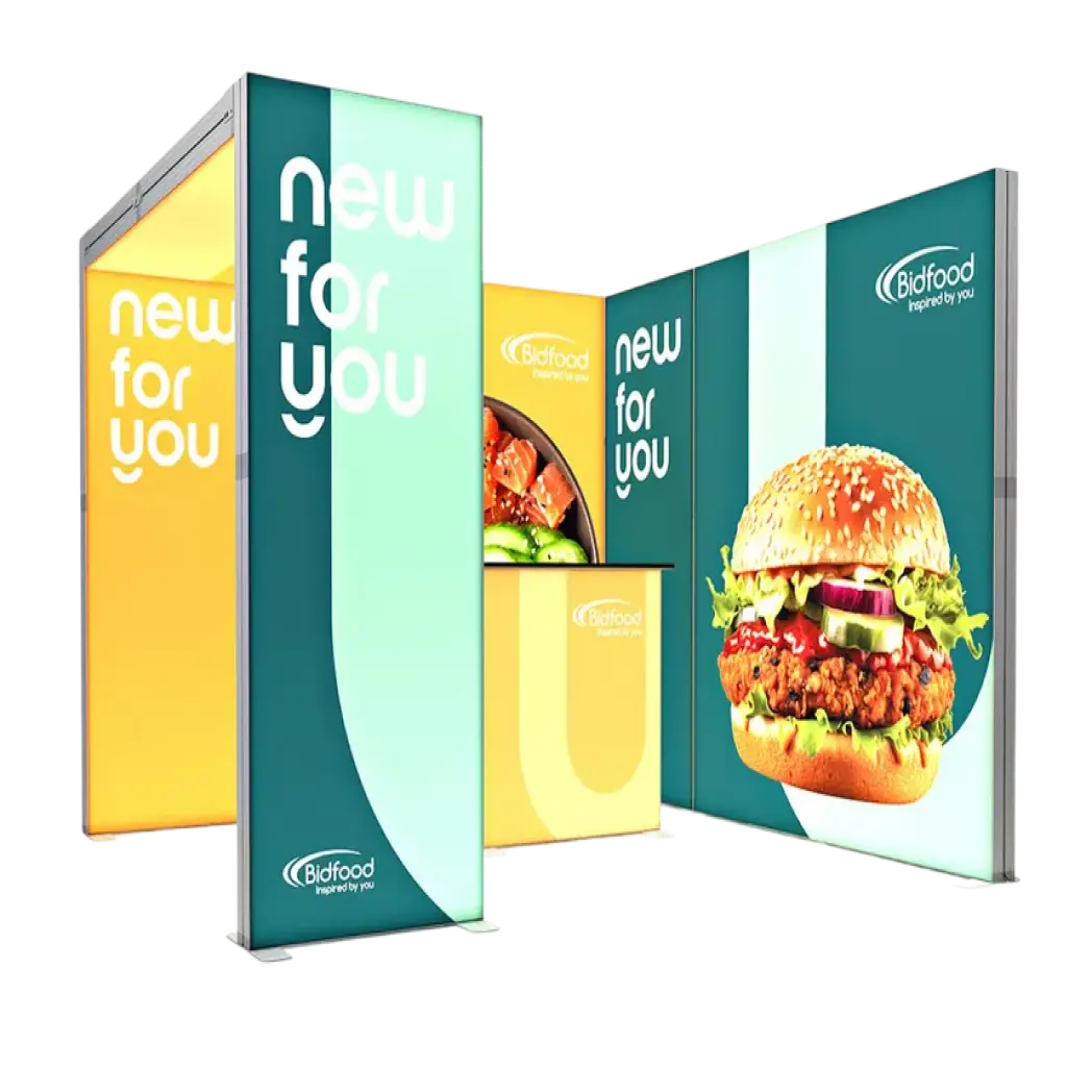 Stand Caja de Luz 3x3 Arco Esquina