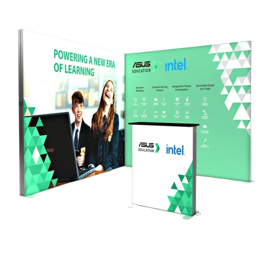 Stand Caja de Luz 3x3 Esquina