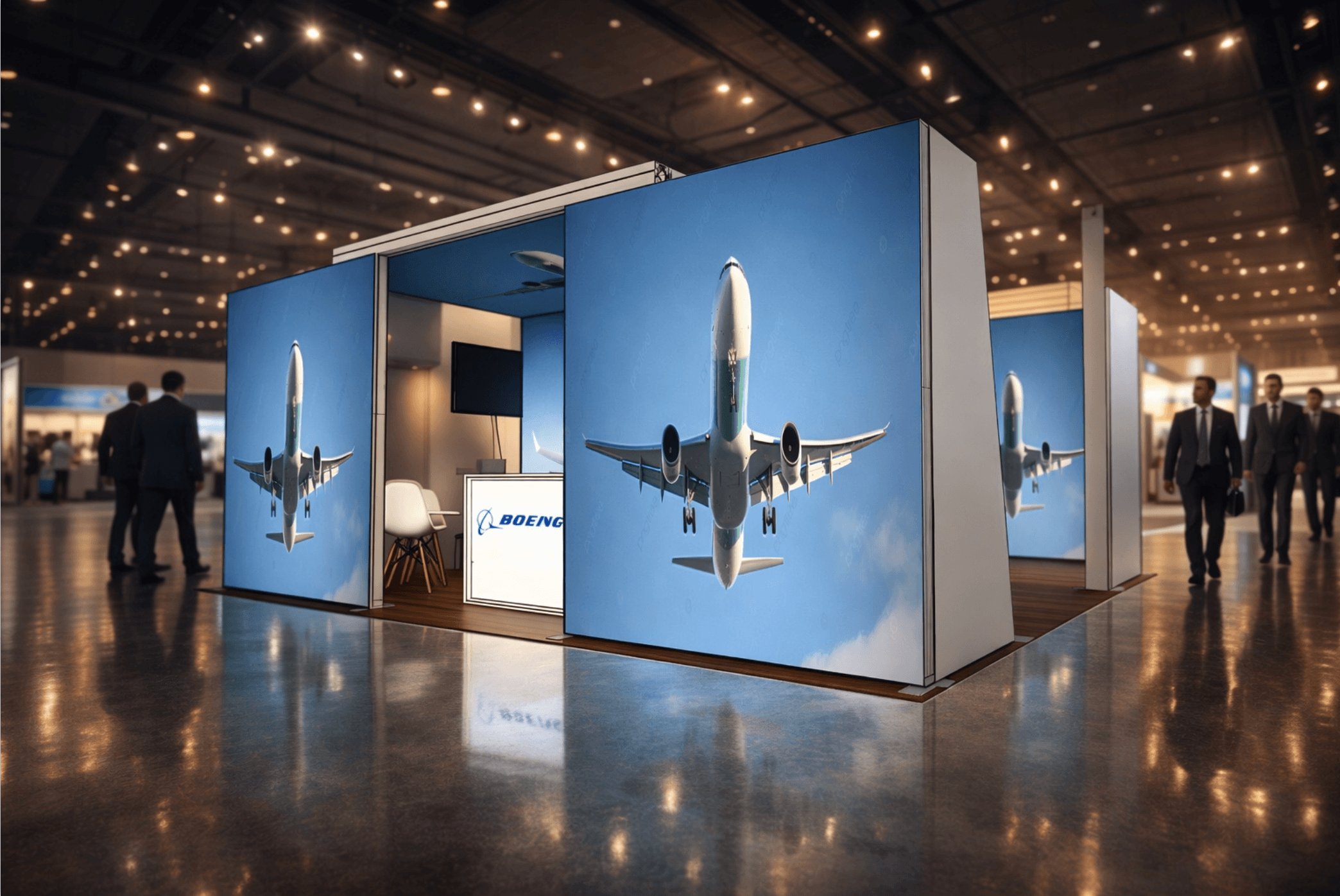 6x4.5 Boeing Cajas de Luz a 2.48M