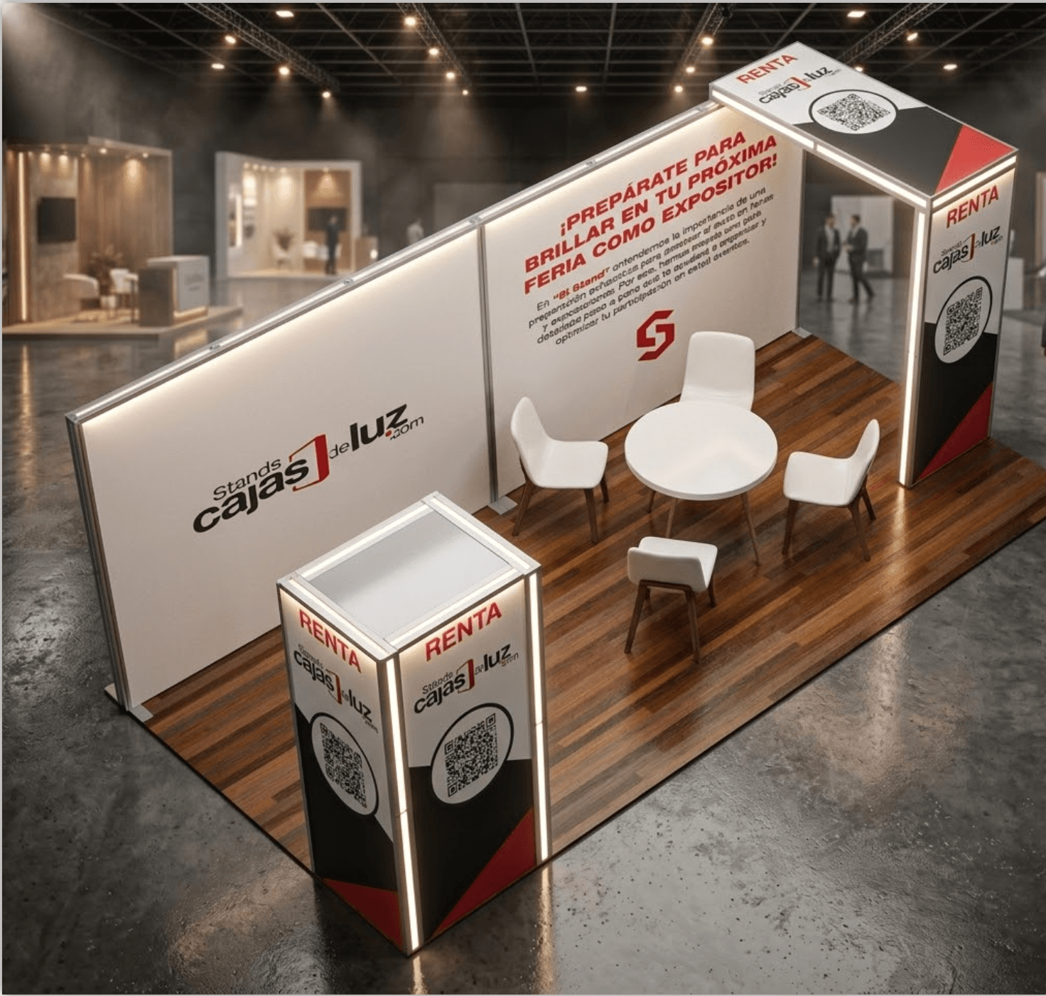 6x3 Arco + Cubo (Cajas de Luz) a 2.25M