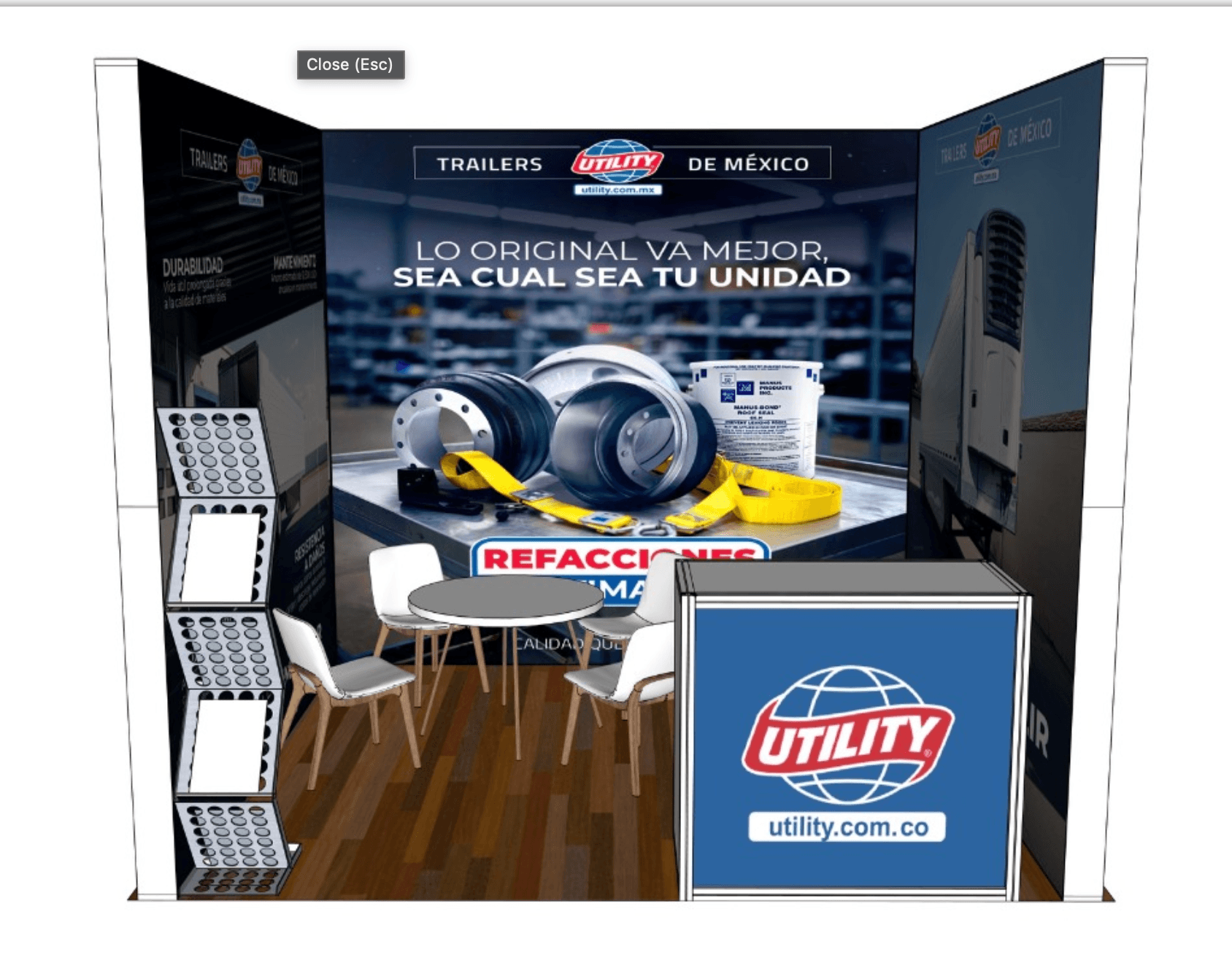 3x3 Utility Trailers Mexico (Cajas de Luz) a 2.48
