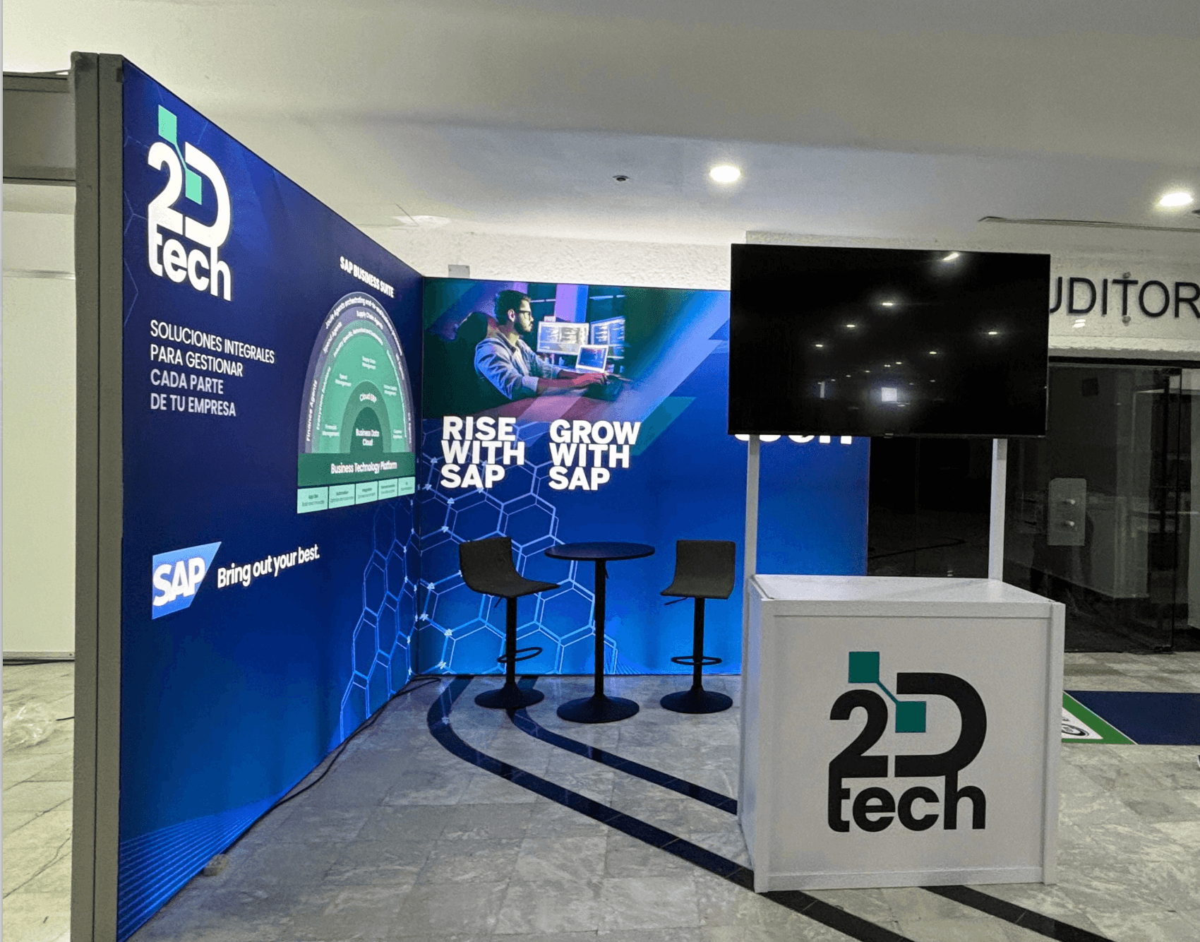 3x3 Dos D tech-Esquina (Octalumina) Cajas de Luz